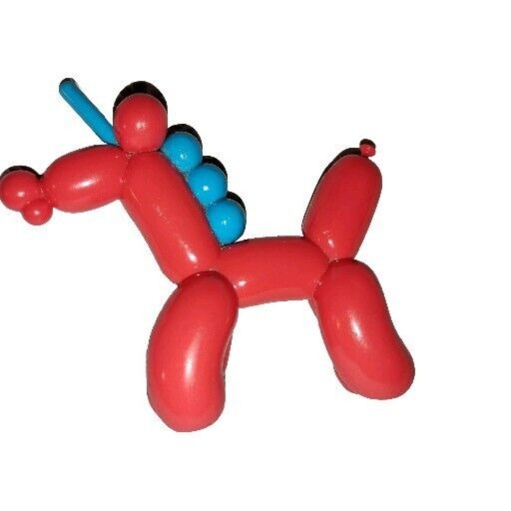 Kidrobot Pop! Corn Unicorn Vinyl Figure 3" Balloon Animal Series 1 Red-Pink Blue - Picture 2 of 4